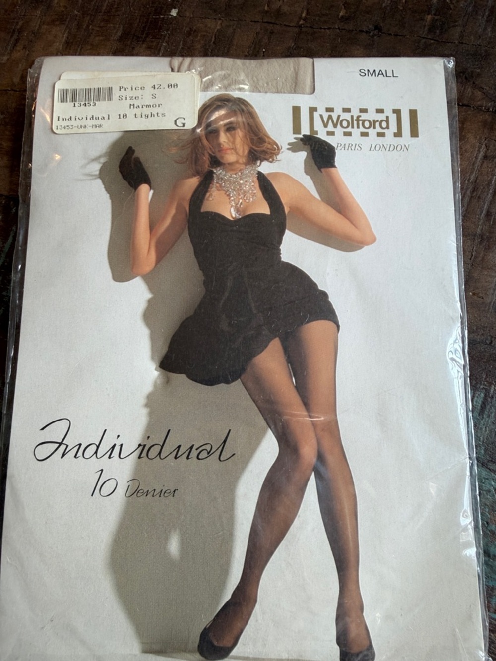 Wolford Sheer Black 10 Denier Tights - Small